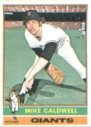 1976 Topps Baseball Cards      157     Mike Caldwell